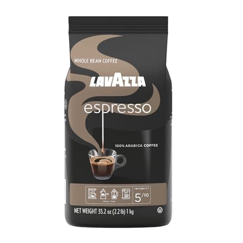 Lavazza Espresso Whole Bean Coffee, Medium Roast, 100% Arabica, 2.2 lb Bag