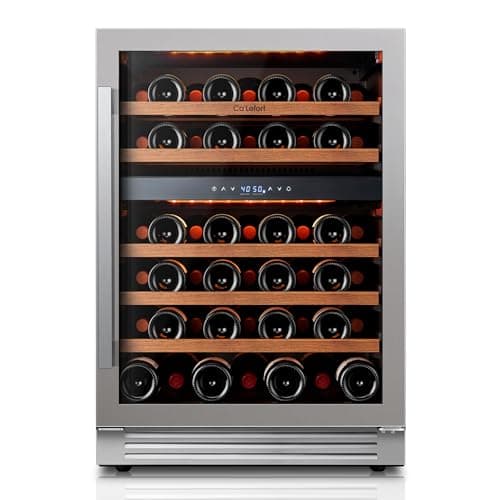 Dual Zone Wine Fridge Temps
