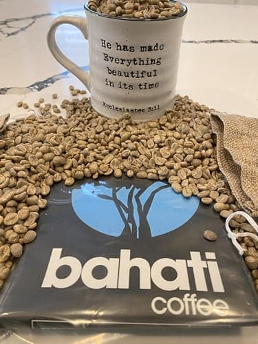 Kenya AA Grade Unroasted Green Arabica Coffee Beans from Kenyan Highlands - 100% Pure Arabica Coffee Beans With Optimal Flavor Freshness - Handpicked, Washed & Sun Dried - 3 LB