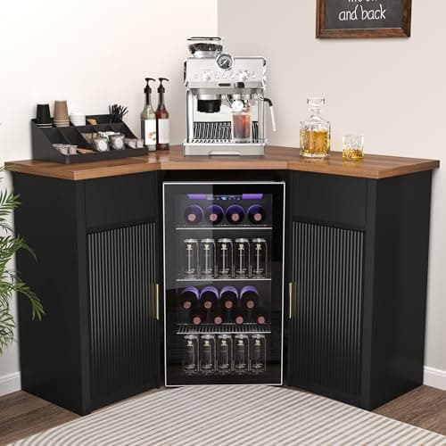 Corner Wine Cooler Cabinet
