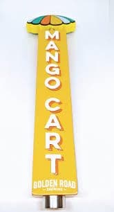 Golden Road Brewery Mango Cart Tap Handle