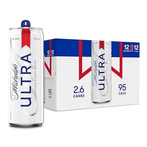 Michelob ULTRA Light Beer, 12 Pack Beer, 12 FL OZ Cans