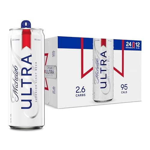 Michelob ULTRA Light Beer, 24 Pack Beer, 12 FL OZ Cans