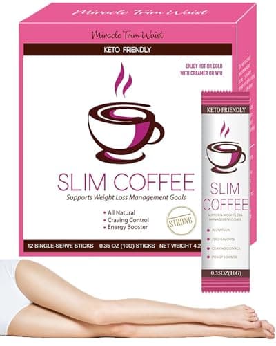 Ustar Slim Chocolate Coffee for Weight Loss, Instant Coffee Packets 2 Pack with B Vitamins and Natural Ingredients, Medium Dark Roast, 100% Arabica Coffee in Single Serve Sticks, 24 Ct